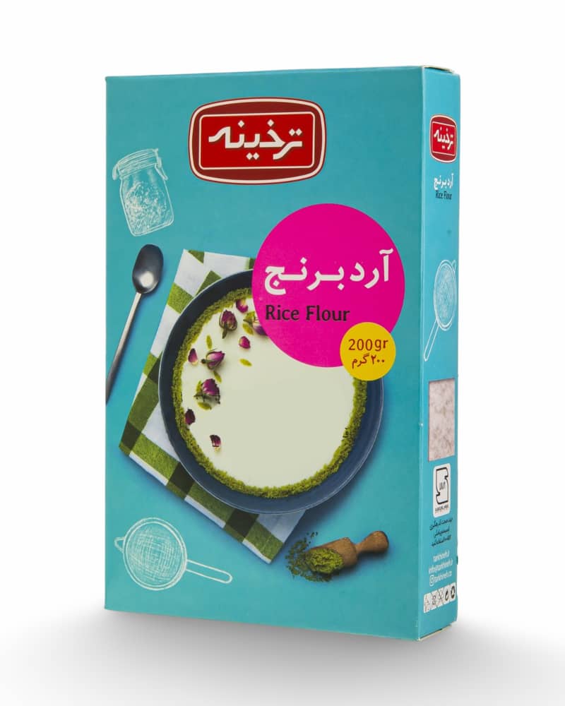 آرد برنج پک 200 گرمی ترخینه